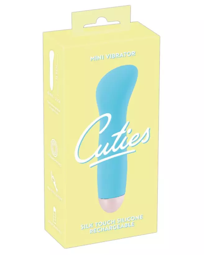 Cuties Mini Vibrator Blue image - Sextoy discret et puissant pour débutants-1