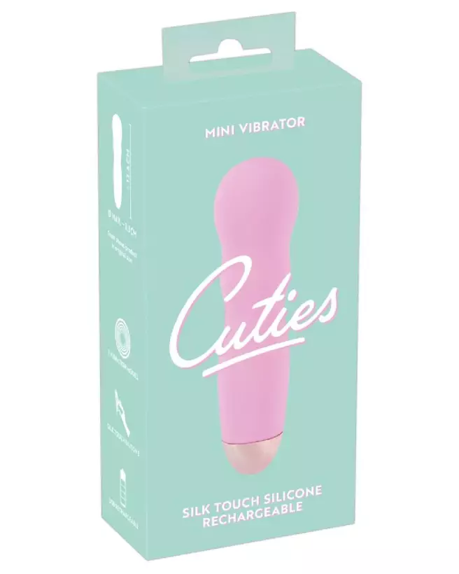 Image du Mini Vibrator Rose de Cuties, sextoy idéal pour débutants-1