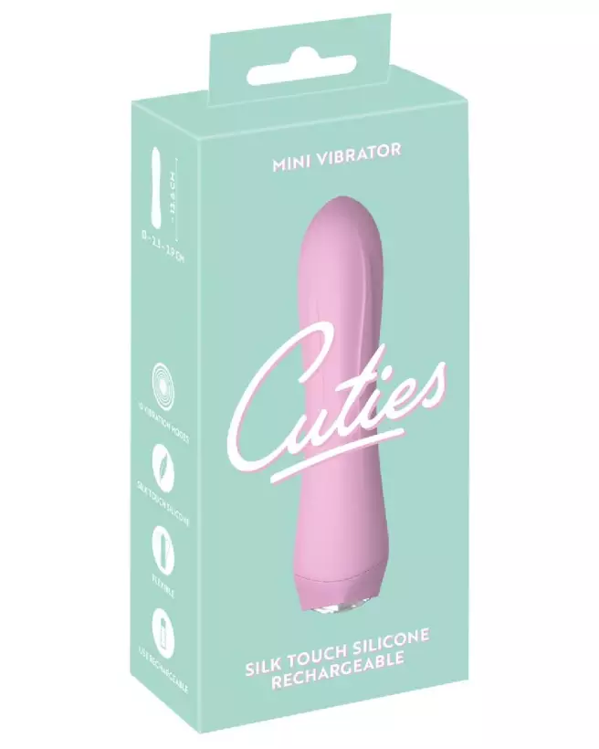 Image du Mini Vibrator Rose 4.Ge de Cuties, parfait pour débutants en sextoys-1