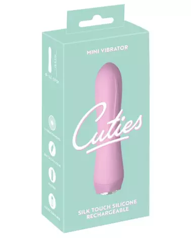 Image du Mini Vibrator Rose 4.Ge de Cuties, parfait pour débutants en sextoys-1
