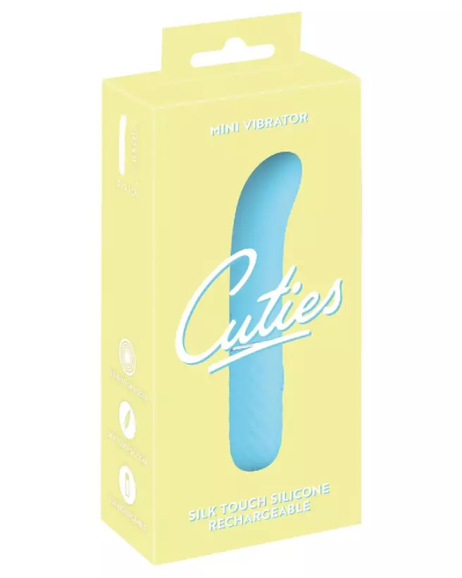 Mini Vibrator Blue 5.Ge de Cuties, idéal pour débutants en quête de nouvelles expériences-1