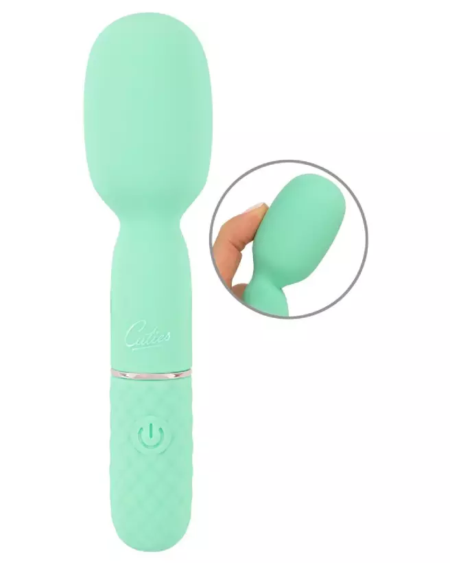 Image du Cuties Mini Wand Green 5.Gen., sextoy idéal pour débutants, discret et puissant-2