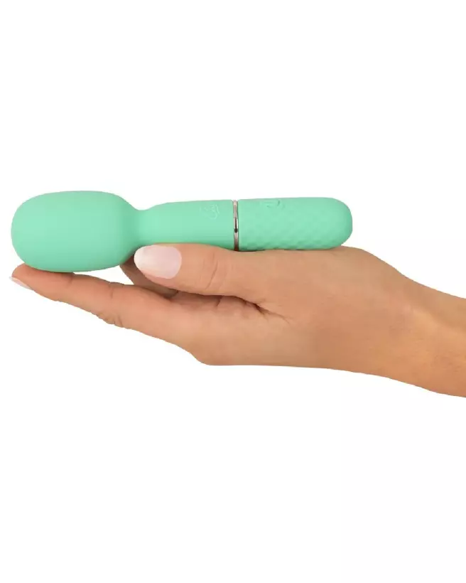 Image du Cuties Mini Wand Green 5.Gen., sextoy idéal pour débutants, discret et puissant-6