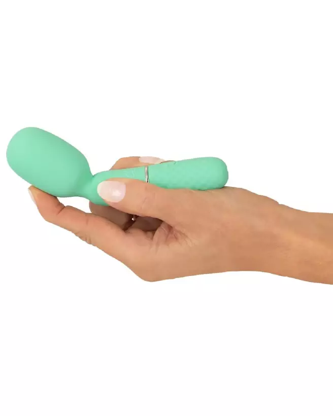 Image du Cuties Mini Wand Green 5.Gen., sextoy idéal pour débutants, discret et puissant-7