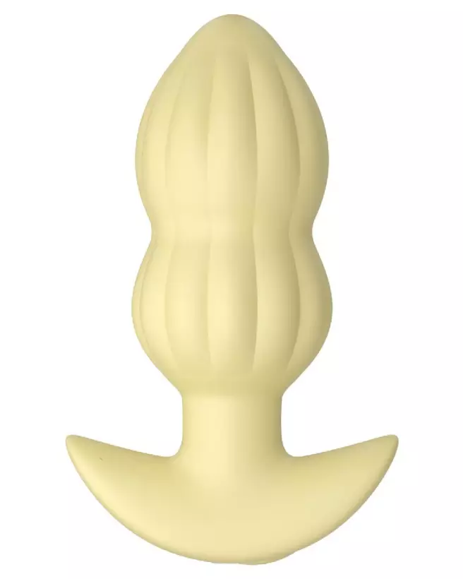 Cuties Vibrating Plug Yellow pour stimulation anale optimale-2