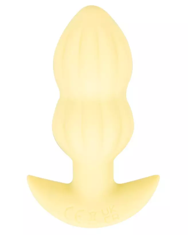 Cuties Vibrating Plug Yellow pour stimulation anale optimale-3