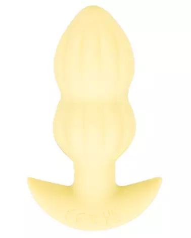 Cuties Vibrating Plug Yellow pour stimulation anale optimale-3