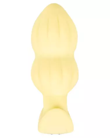 Cuties Vibrating Plug Yellow pour stimulation anale optimale-5
