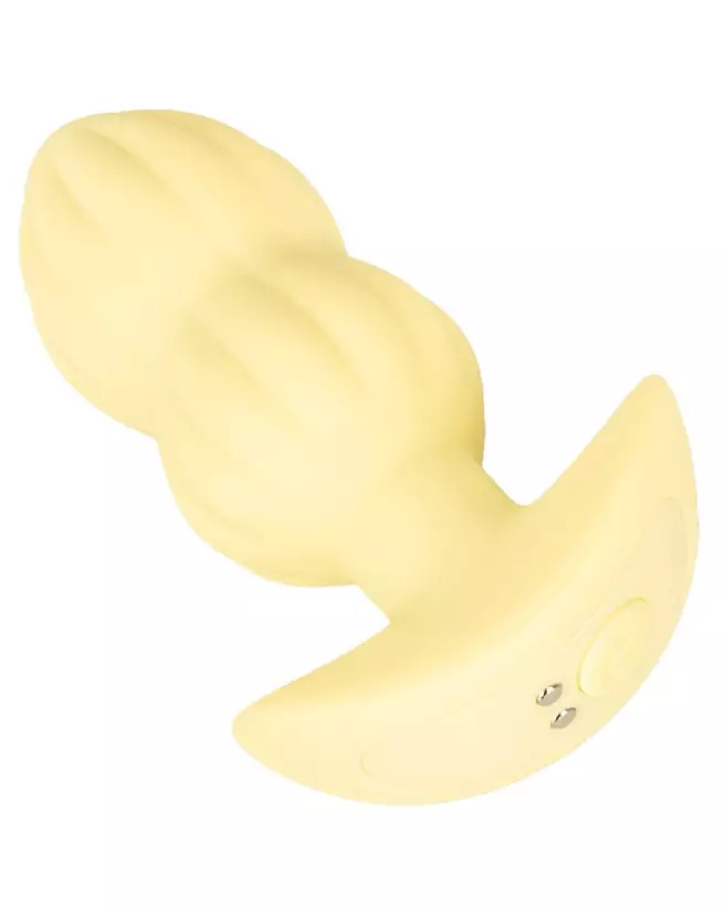 Cuties Vibrating Plug Yellow pour stimulation anale optimale-6
