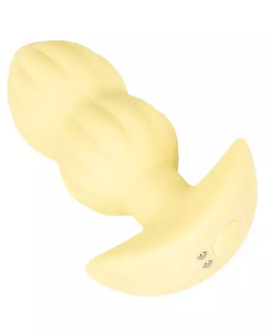 Cuties Vibrating Plug Yellow pour stimulation anale optimale-6