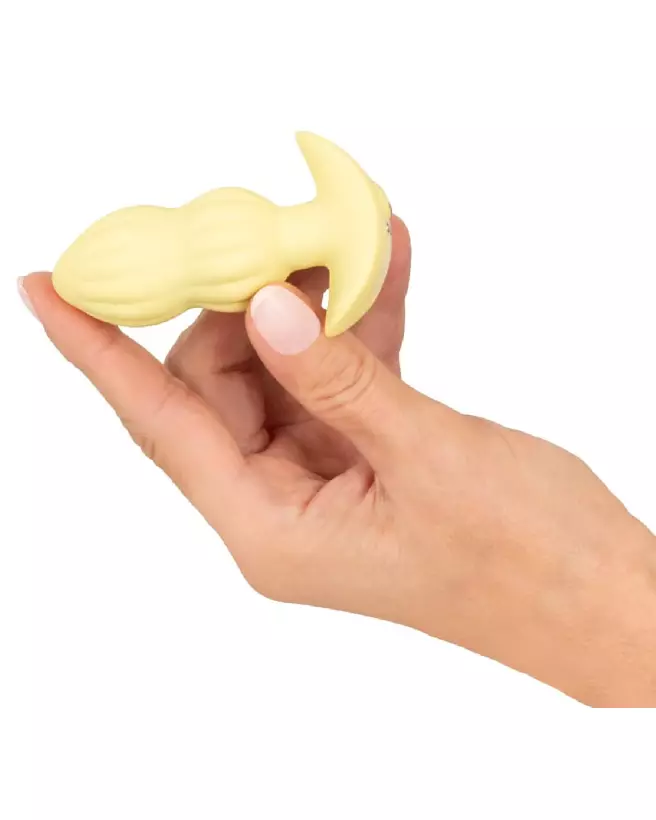 Cuties Vibrating Plug Yellow pour stimulation anale optimale-7