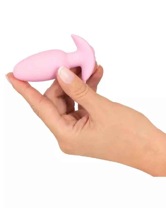 Image du Cuties Vibrating Plug Rose, plug anal vibrant de haute qualité-7