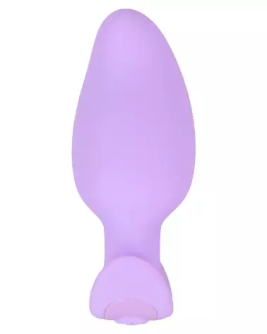 Cuties Vibrating Plug Purple en silicone, idéal pour stimulation et confort anal-4