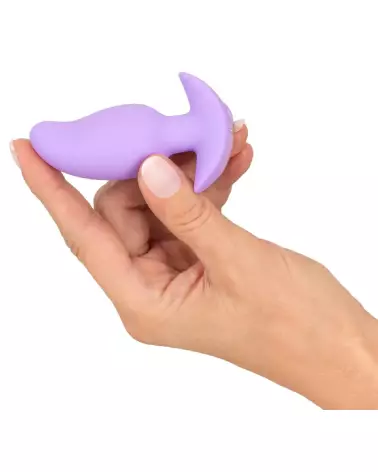 Cuties Vibrating Plug Purple en silicone, idéal pour stimulation et confort anal-7