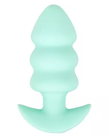 Image du Cuties Vibrating Plugs Green, plug anal vibrant en silicone-2