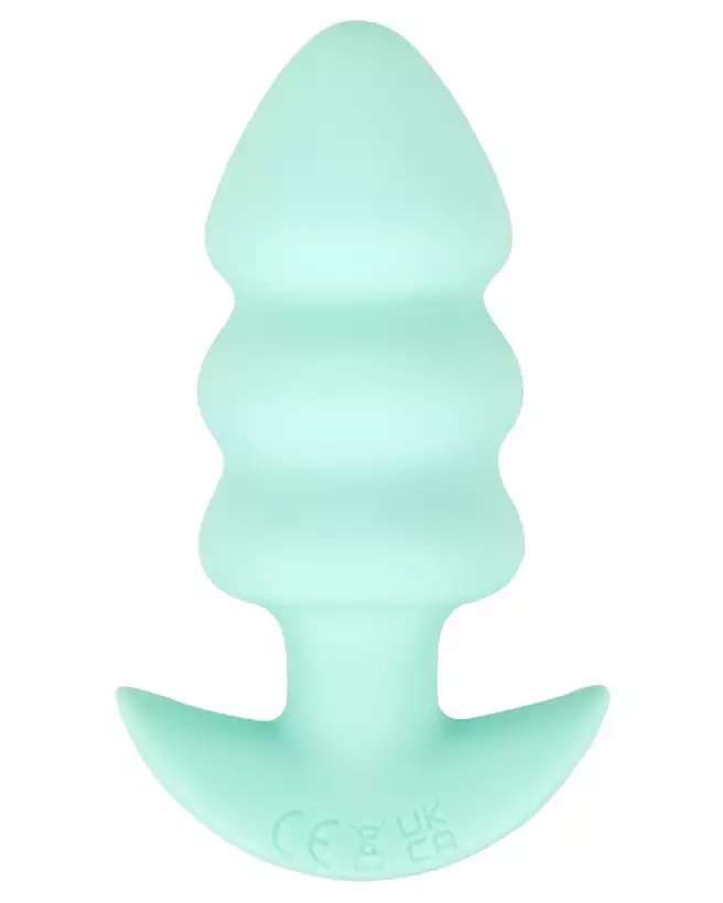 Image du Cuties Vibrating Plugs Green, plug anal vibrant en silicone-3
