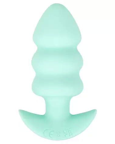 Image du Cuties Vibrating Plugs Green, plug anal vibrant en silicone-3