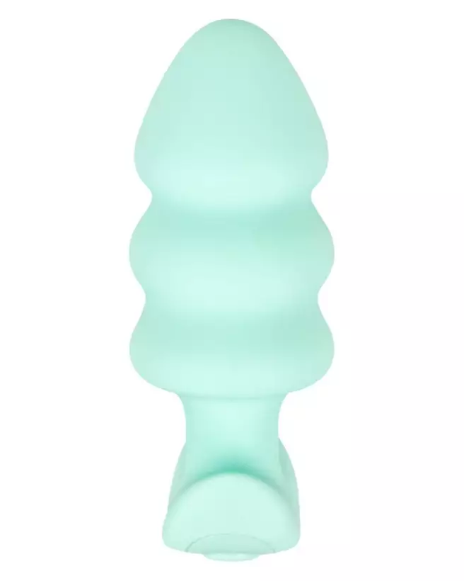 Image du Cuties Vibrating Plugs Green, plug anal vibrant en silicone-4