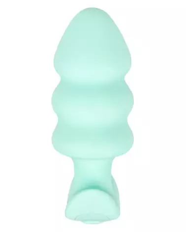 Image du Cuties Vibrating Plugs Green, plug anal vibrant en silicone-4
