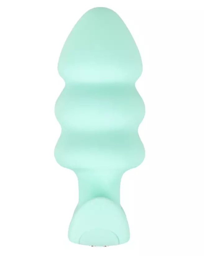 Image du Cuties Vibrating Plugs Green, plug anal vibrant en silicone-5