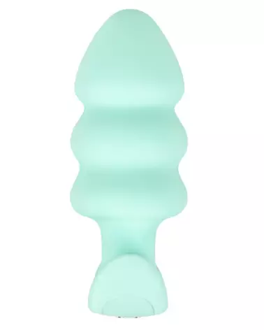 Image du Cuties Vibrating Plugs Green, plug anal vibrant en silicone-5
