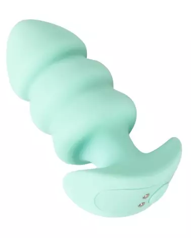 Image du Cuties Vibrating Plugs Green, plug anal vibrant en silicone-6