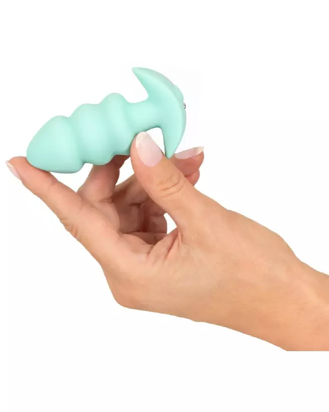 Image du Cuties Vibrating Plugs Green, plug anal vibrant en silicone-7
