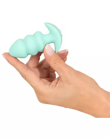 Image du Cuties Vibrating Plugs Green, plug anal vibrant en silicone-7