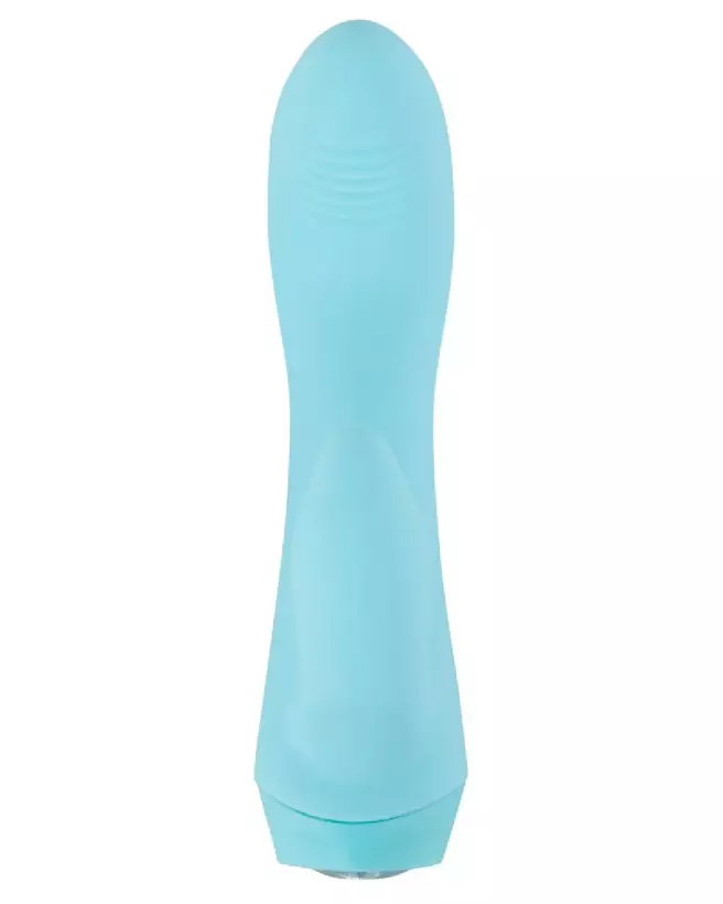 Cuties Mini Vibrator Blue 4.Ge en action, vibromasseur Rabbit compact et puissant-3