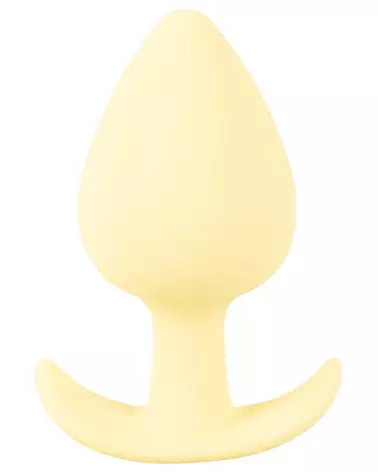Image du Cuties Plugs Yellow, plug anal en silicone de haute qualité-2