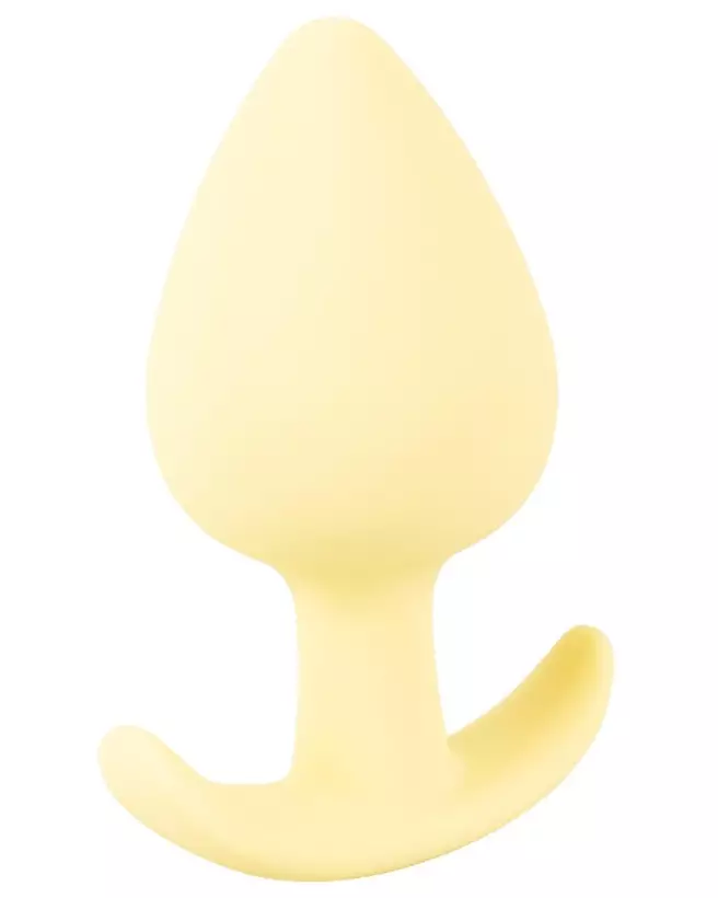 Image du Cuties Plugs Yellow, plug anal en silicone de haute qualité-3