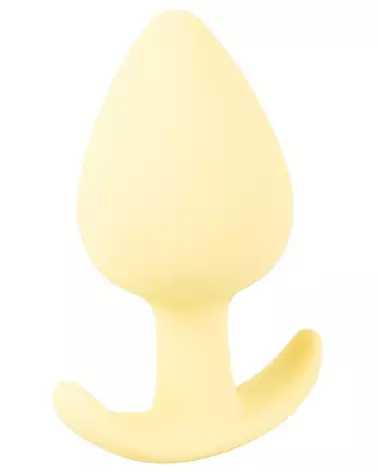 Image du Cuties Plugs Yellow, plug anal en silicone de haute qualité-3