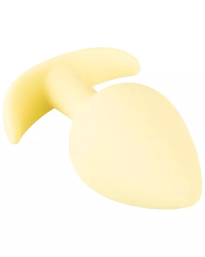 Image du Cuties Plugs Yellow, plug anal en silicone de haute qualité-6