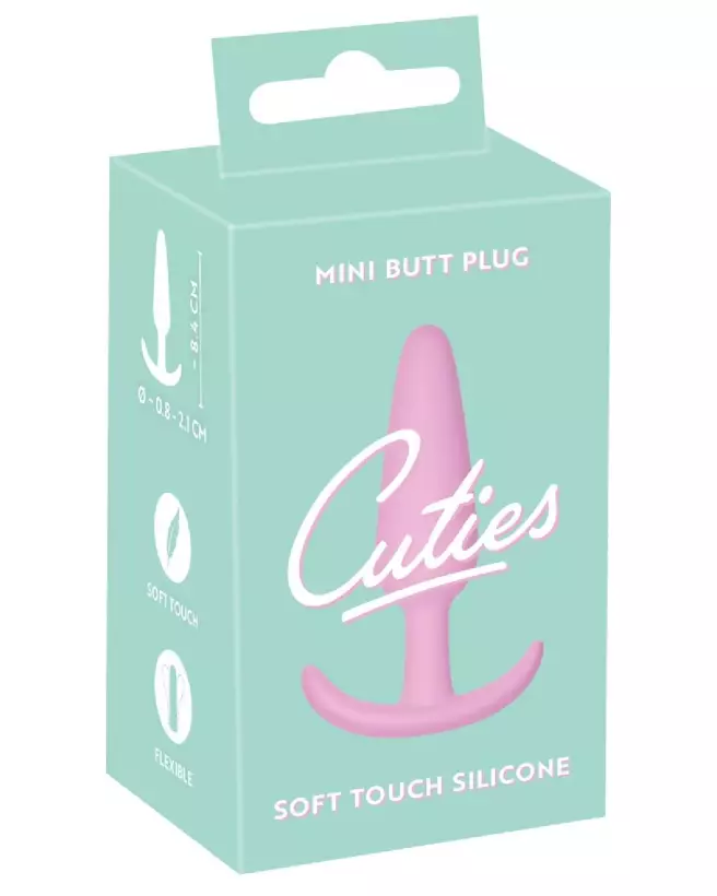 Image du Plug Anal Cuties Plugs Rose, jouet intime pour plaisir et confort optimal-1