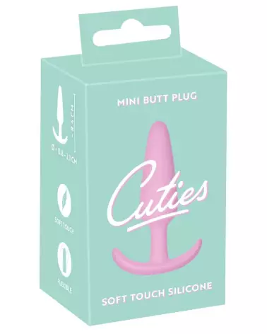 Image du Plug Anal Cuties Plugs Rose, jouet intime pour plaisir et confort optimal-1
