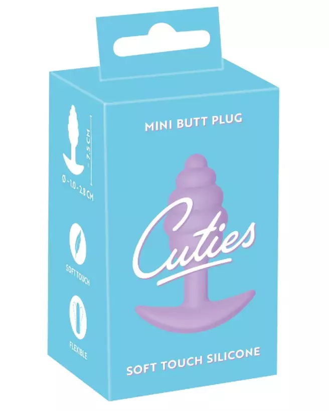 Image Cuties Plugs Purple - Plug Anal Violet Confortable et Élégant-1