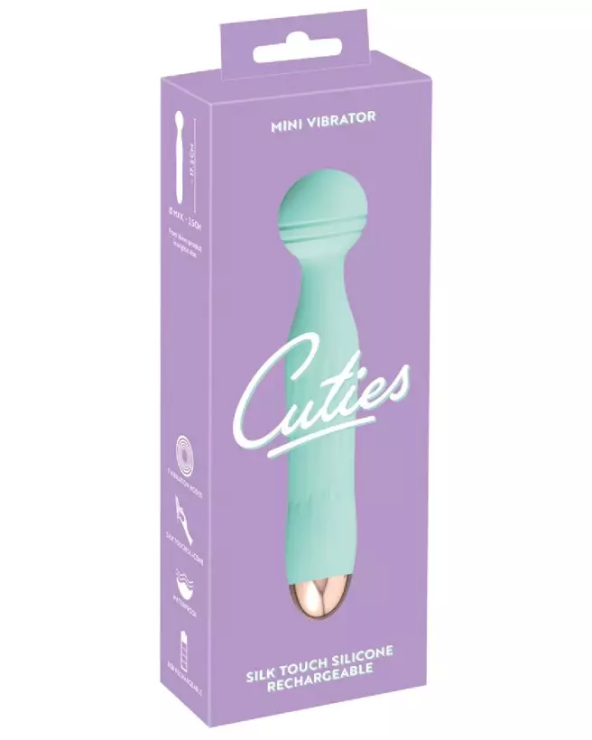Cuties Mini Vibrator Green 2.G compact and powerful personal massager for discreet use-1