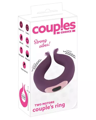Couples Choice Two Motors Coup sextoy pour couple avec double stimulation-1