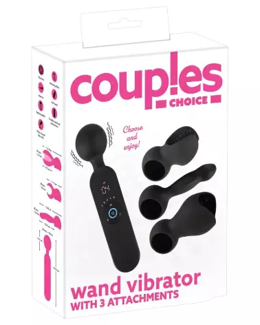 Image du Couples Choice Wand Vibrator, vibromasseur ergonomique pour couples-1
