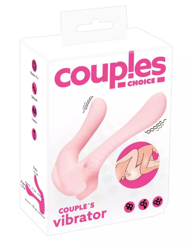 Image de Couples Choice Vibrato pour couples, sextoy de luxe pour plaisir partagé-1