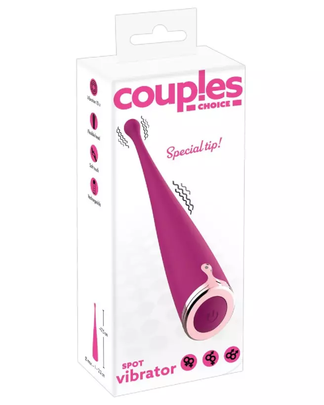 Image du Spot Vibrator Couples Choice, stimulateur clitoridien élégant et puissant-1