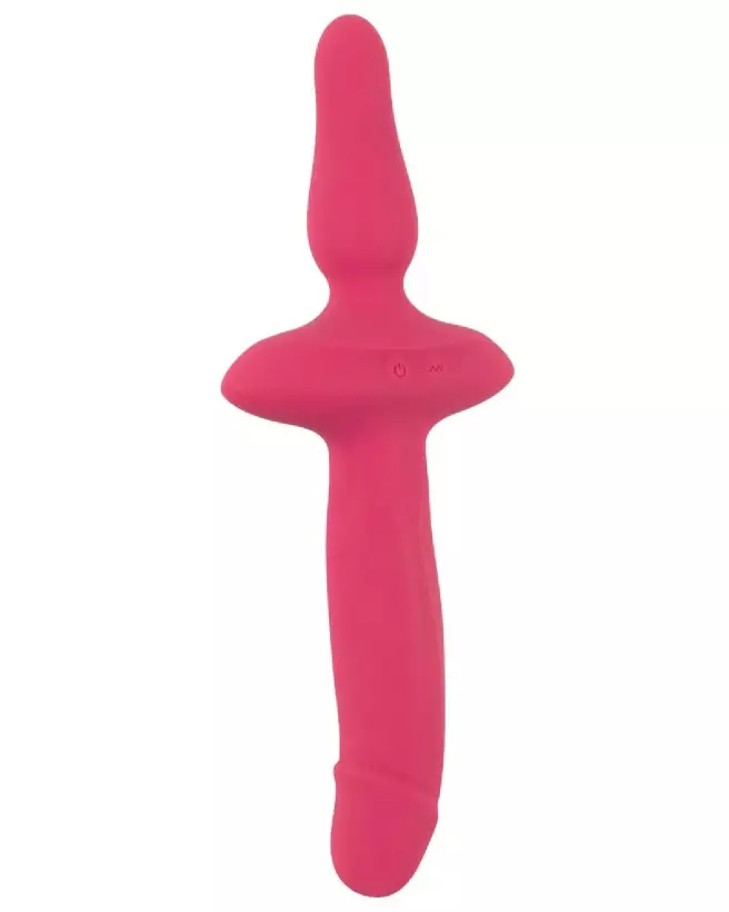 Vibrateur Couples Choice 2en1 pour couple en action, sextoy double stimulation-2