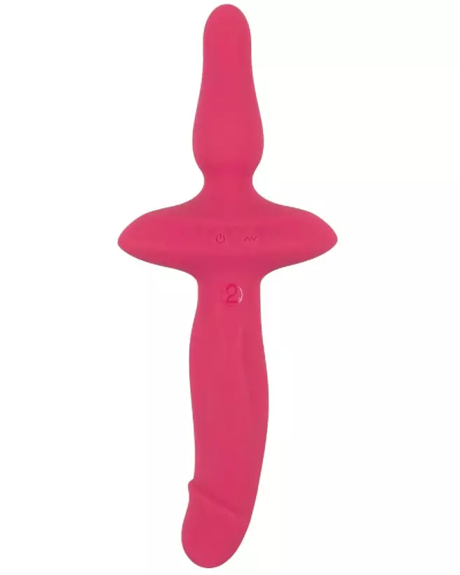 Vibrateur Couples Choice 2en1 pour couple en action, sextoy double stimulation-3