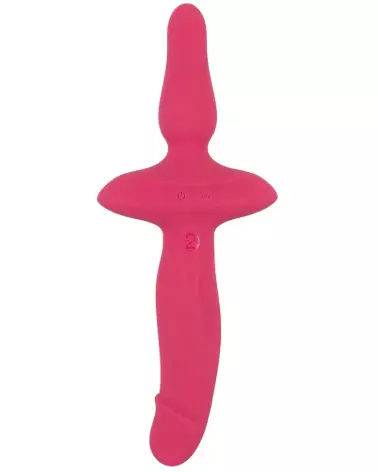 Vibrateur Couples Choice 2en1 pour couple en action, sextoy double stimulation-3