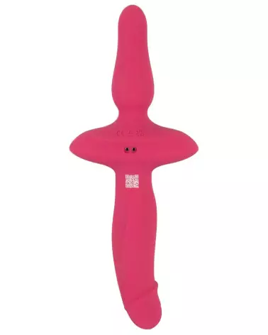 Vibrateur Couples Choice 2en1 pour couple en action, sextoy double stimulation-4