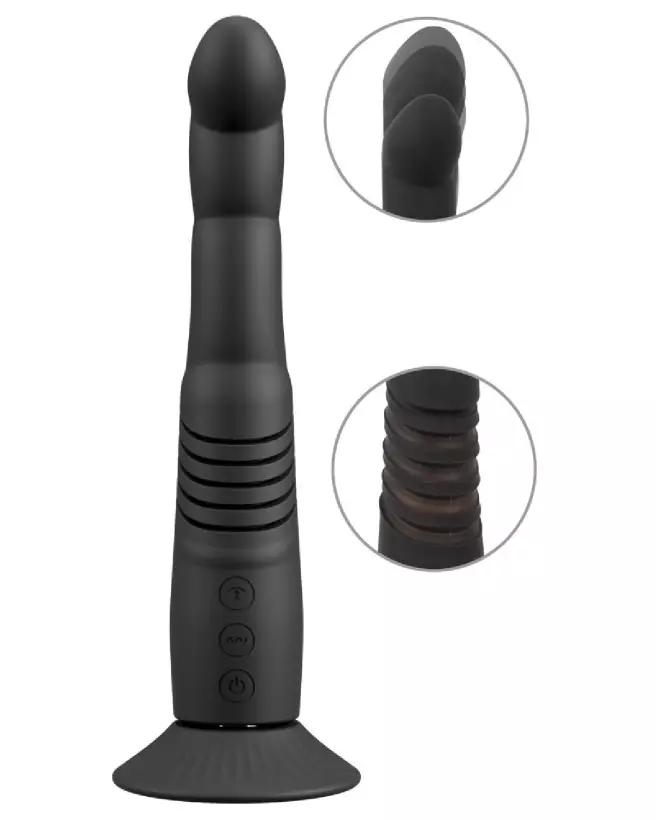 CC G and P-Spot Thrusting Finger de Couples Choice en action, sextoy va-et-vient pour stimulation intense-2
