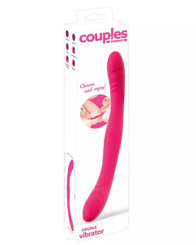 CC Double Vibrator de Couples Choice pour stimulation double et partagée-1