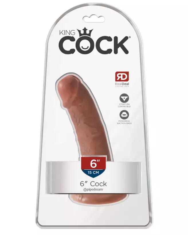 King Cock 6 pouces Cock-Tan sextoy réaliste-1