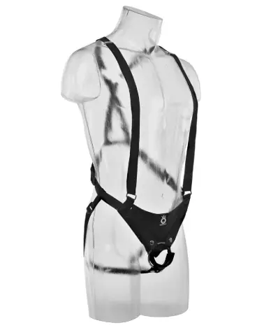 King Cock 11 pouces Hollow Strap-On Suspender, sextoy réaliste haut de gamme-3