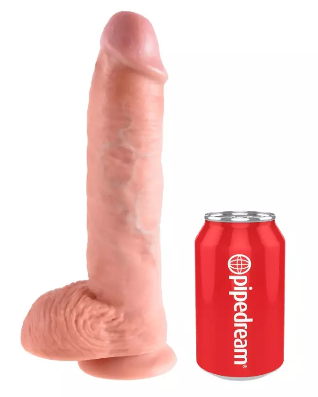 King Cock Balls 10 Inch réalistes sextoy de luxe-2